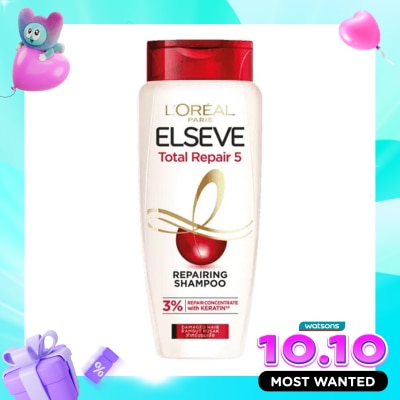 L'OREAL L'Oreal Paris Elseve Total Repair 5 Repairing Shampoo Hair Care 280ml image