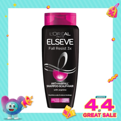 L'OREAL - L'Oreal Paris Fall Resist 3x Anti-Hairfall Shampoo Scalp Hair Care 280ml