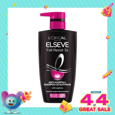 L'OREAL - L'Oreal Paris Fall Resist 3x Anti-Hairfall Shampoo Scalp Hair Care 650ml