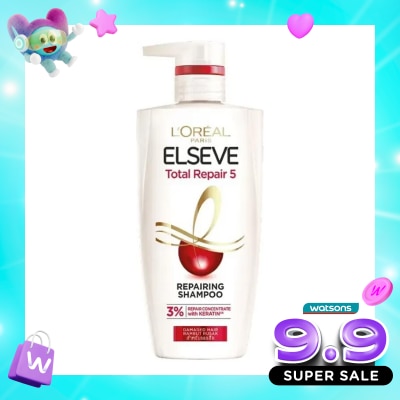 L'OREAL - L'Oreal Paris Elseve Total Repair 5 Repairing Shampoo Hair Care 650ml image