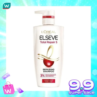 L'OREAL L'Oreal Paris Elseve Total Repair 5 Repairing Shampoo Hair Care 650ml