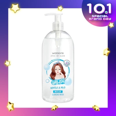 WATSONS Watsons Girlish Gen &. Mild Micellar Cleansing Water 485Ml