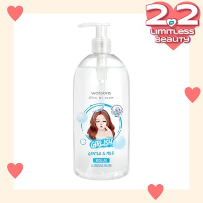 WATSONS Watsons Girlish Gen & Mild Micellar Cleansing Water 485Ml