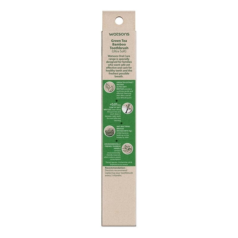 Green Tea Bamboo Toothbrush (Ultra Soft) 1'S