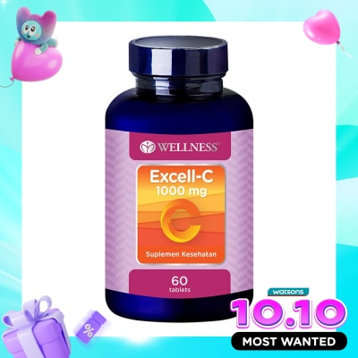 WELLNESS Excell C 1000mg Tablet 60'S image