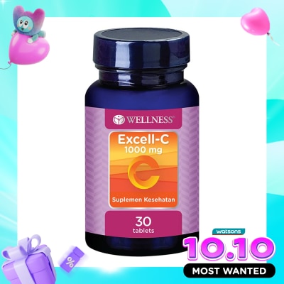 WELLNESS Excell C 1000 Tablet 30'S image
