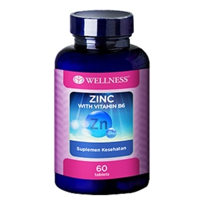 WELLNESS WELLNESS ZINC WITH B6 60'S