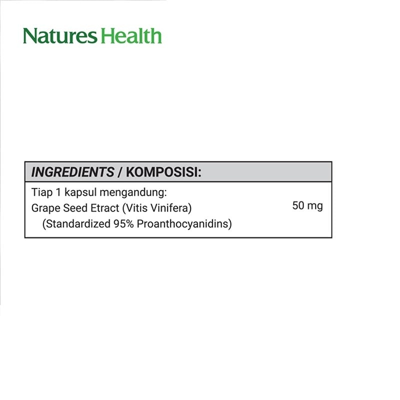 Grape Seed 50mg Kapsul 30'S
