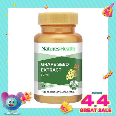 NATURES HEALTH - Grape Seed 50mg Kapsul 30'S