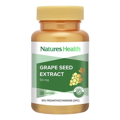 NATURES HEALTH Grape Seed 50mg Kapsul 30'S