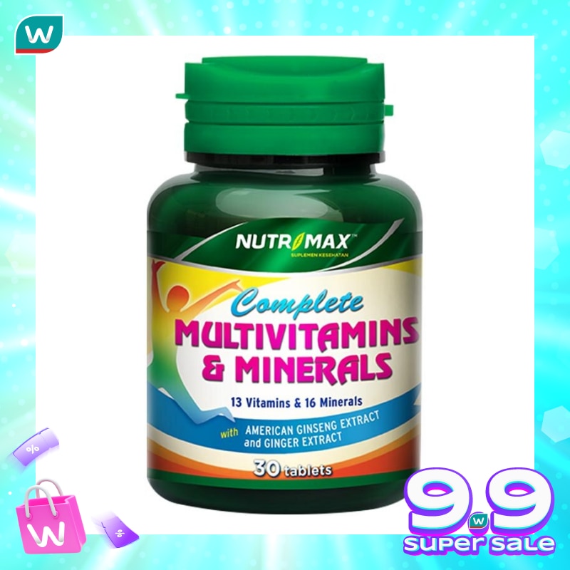 Nutrimax Complete Multi & Mineral 30 Tablet