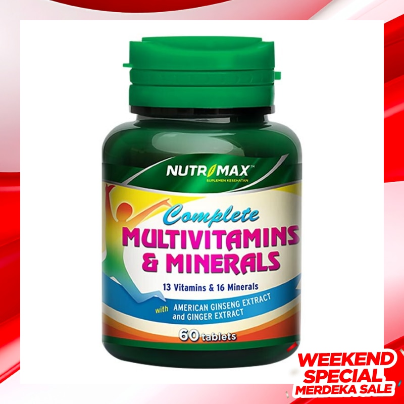 Multi Vitamin &. Mineral + Gingseng 60S