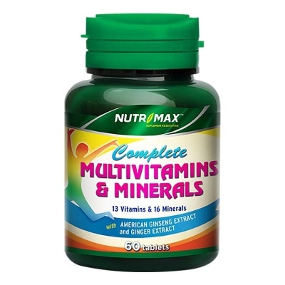 NUTRIMAX Multi Vitamin &. Mineral + Gingseng 60S