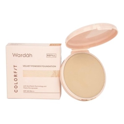 WARDAH Wardah Colorfit Velvet Powder Foundation Refill 33W Olive Beige 11g