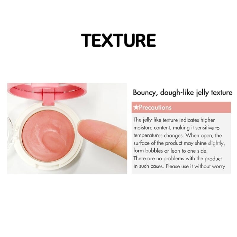Holika Holika Jelly Dough Blusher AD04 Nuts Jelly 4.2g