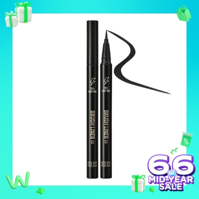 HOLIKA HOLIKA Holika Holika Tail Lasting Brush Liner EX 01 Real Black 0.06g