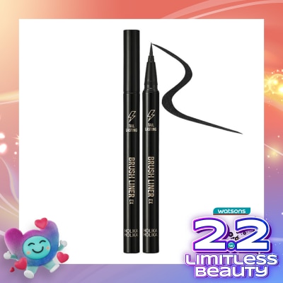 HOLIKA HOLIKA Holika Holika Tail Lasting Brush Liner EX 01 Real Black 0.06g