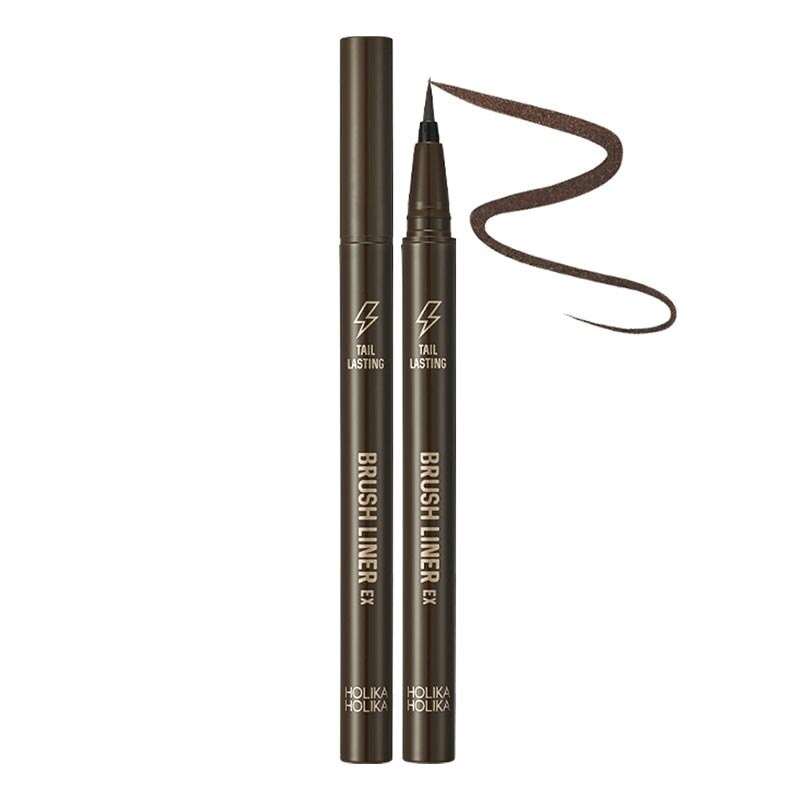 HOLIKA2 T/L BRUSH LINER EX 02 DARK BROWN