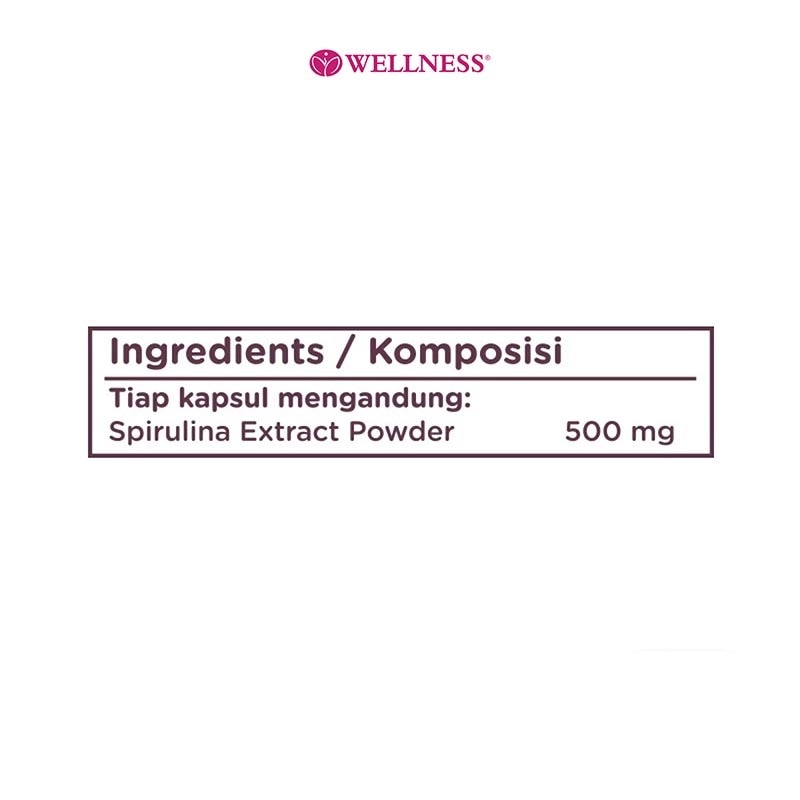 Organic Spirulina Kapsul 90'S