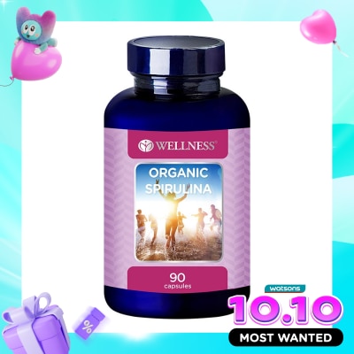 WELLNESS Organic Spirulina Kapsul 90'S image