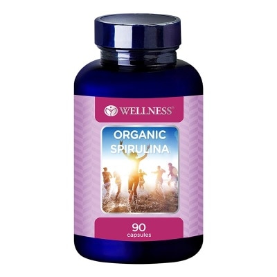WELLNESS Organic Spirulina Kapsul 90'S