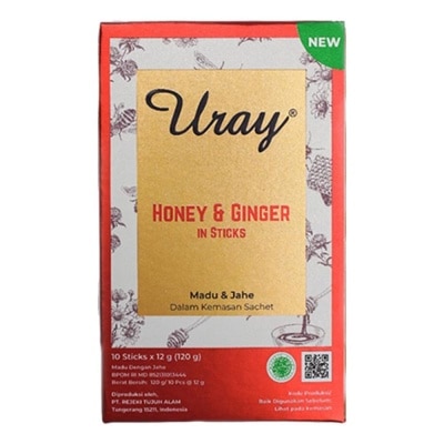 URAY Madu Uray Ginger 12gx10''s (box)