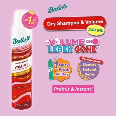 BATISTE Batiste Benefit Dry Shampoo & Volume 200ml image