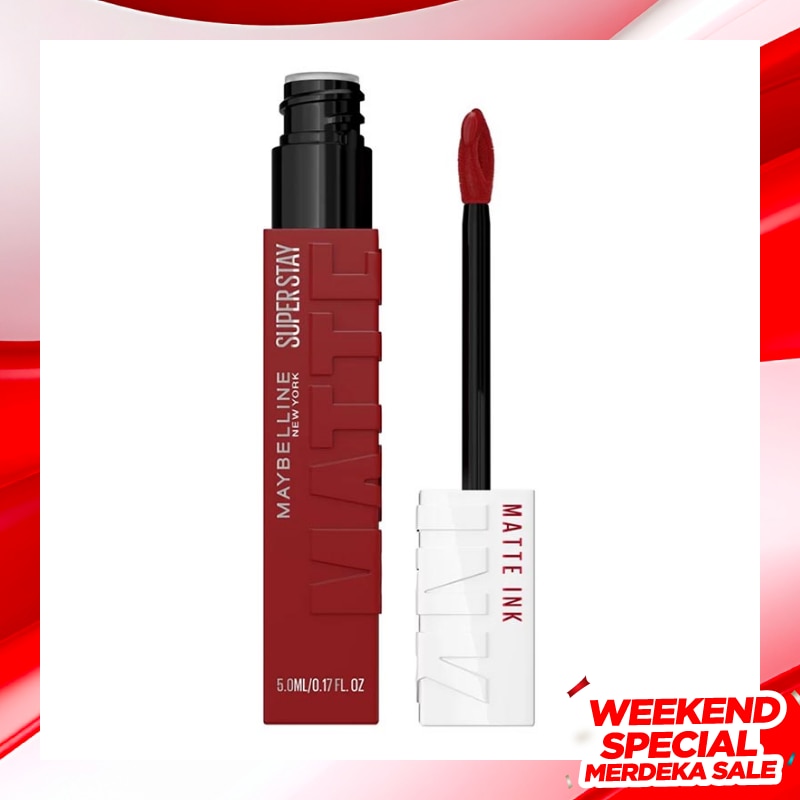 MAYBELLINE Maybelline Superstay Matte Ink Liquid Lipstick 370 Overseer