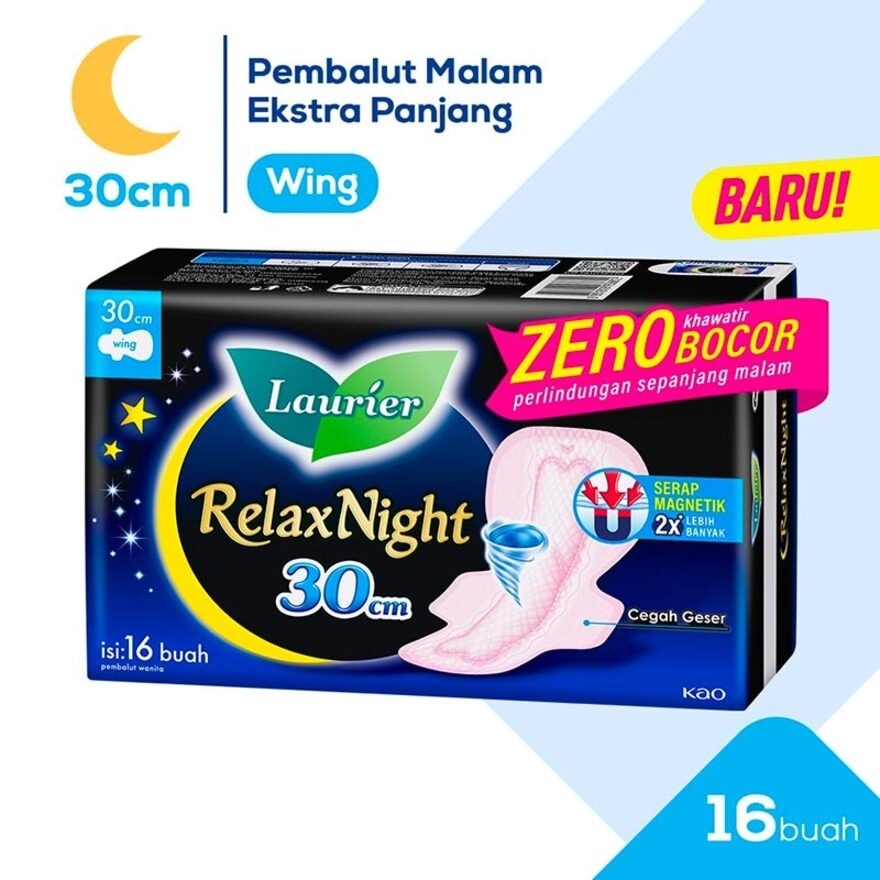 Laurier Relax Night 30 cm 16 Pcs