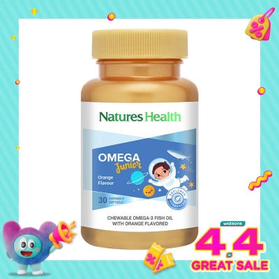 NATURES HEALTH - Omega Junior Softgel 30'S