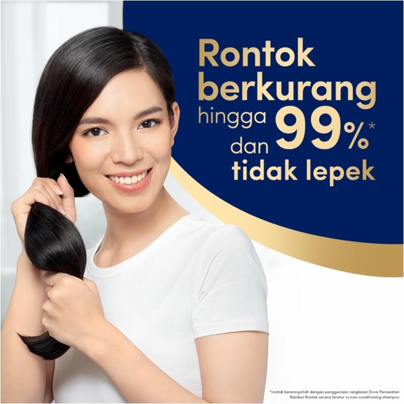 Dove Shampo Perawatan Rambut Rontok Sampo 135ml