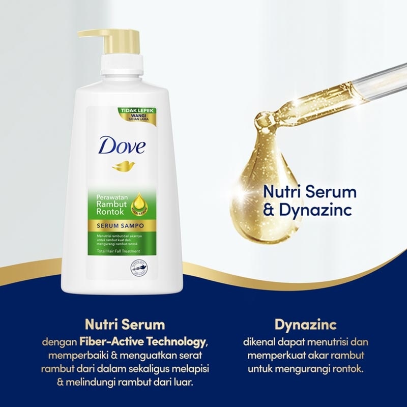 Dove Shampo Perawatan Rambut Rontok Sampo 135ml