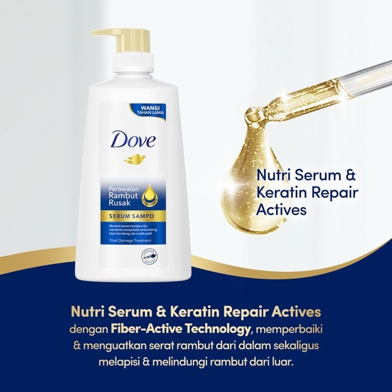 Dove Shampo Rambut Rusak 135ml