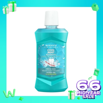 WATSONS Watsons Cool Mint Mouthwash 750Ml