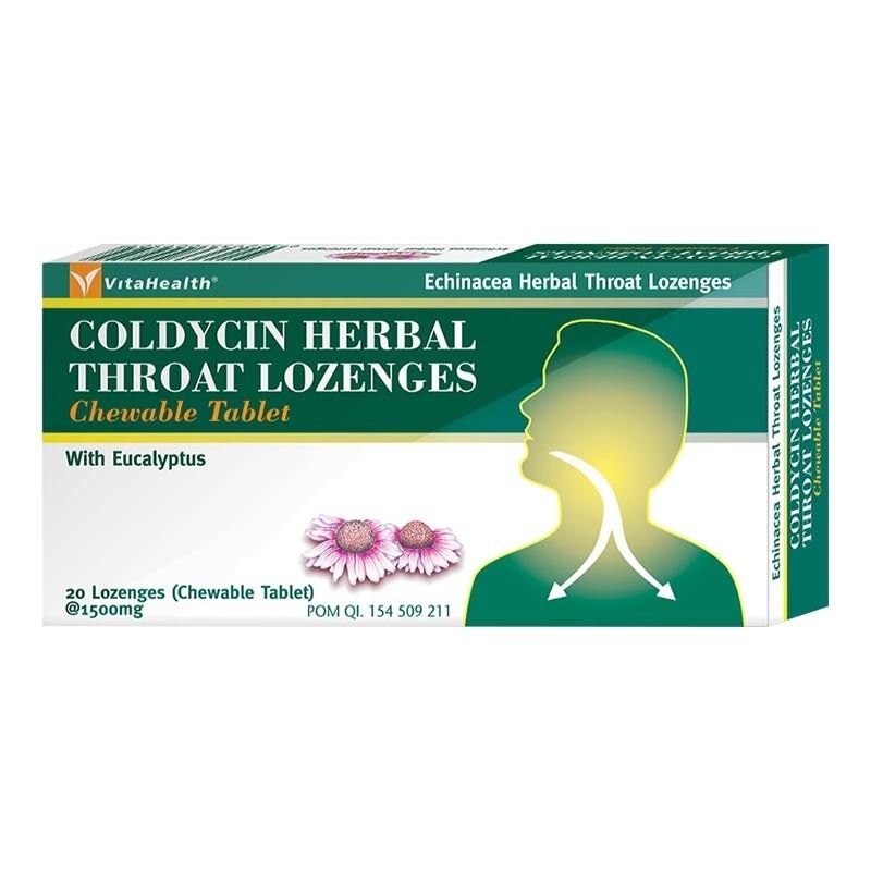 Vitahealth Coldycin Herbal Throat Lozenges 20S