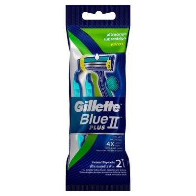 GILLETTE Blue II Plus Ultragrip Pivot 2+1s