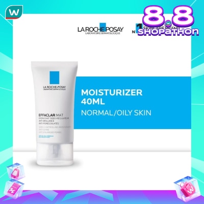 LA ROCHE POSAY Effaclar Mat Moisturizer 40ml - Pelembab Wajah Matte Kulit Normal/ Berminyak 40ml