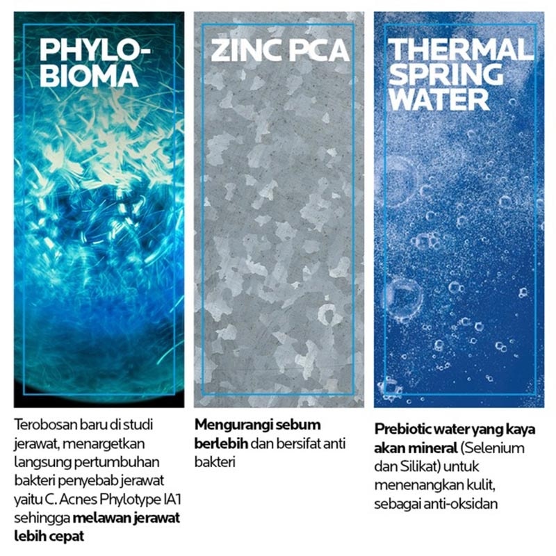 Effaclar Foaming Gel Cleanser 200ml - Facial Wash Kulit Jerawat/ Berminyak 200ml