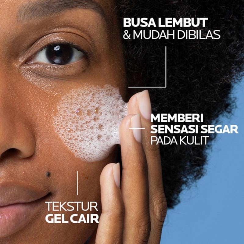 Effaclar Foaming Gel Cleanser 200ml - Facial Wash Kulit Jerawat/ Berminyak 200ml