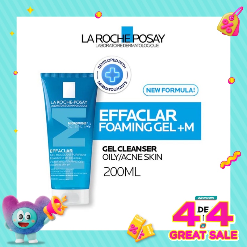 Effaclar Foaming Gel Cleanser 200ml - Facial Wash Kulit Jerawat/ Berminyak 200ml