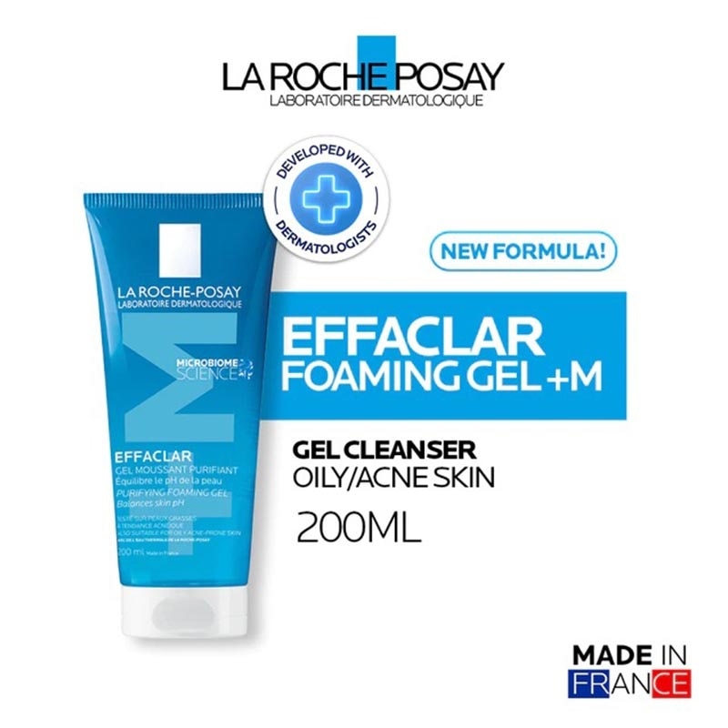 Effaclar Foaming Gel Cleanser 200ml - Facial Wash Kulit Jerawat/ Berminyak 200ml