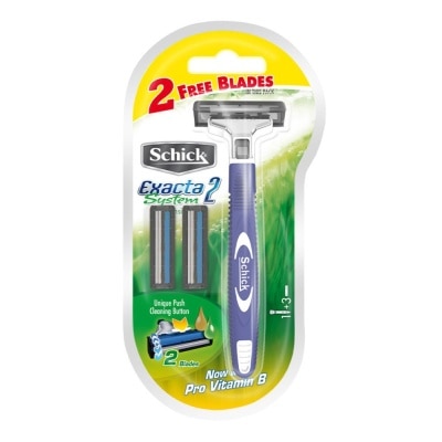 SCHICK, Schick Exacta 2 System Kit 1 + 2's | Watsons Indonesia