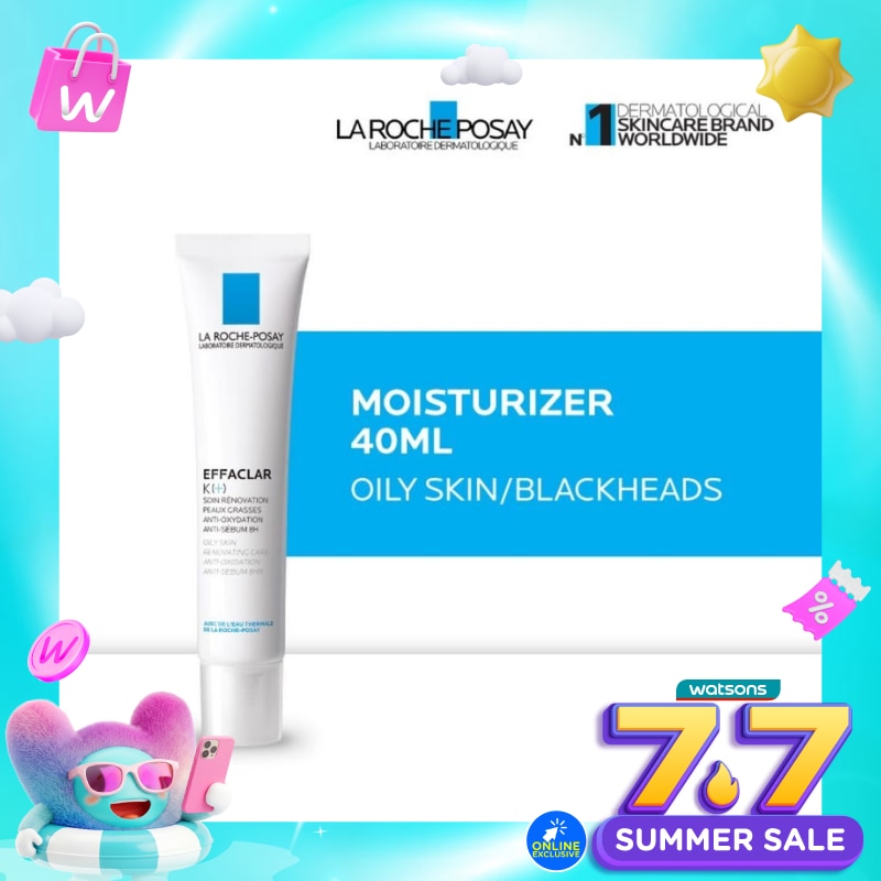 Effaclar K+ Moisturizer 40ml - Pelembab Wajah Kulit Berminyak/ Blackheads 40ml