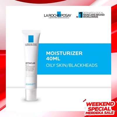 LA ROCHE POSAY Effaclar K+ Moisturizer 40ml - Pelembab Wajah Kulit Berminyak/ Blackheads 40ml