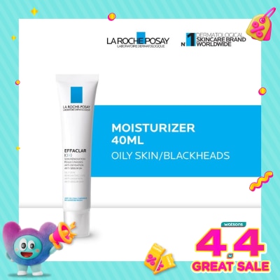 LA ROCHE POSAY - Effaclar K+ Moisturizer 40ml - Pelembab Wajah Kulit Berminyak/ Blackheads 40ml