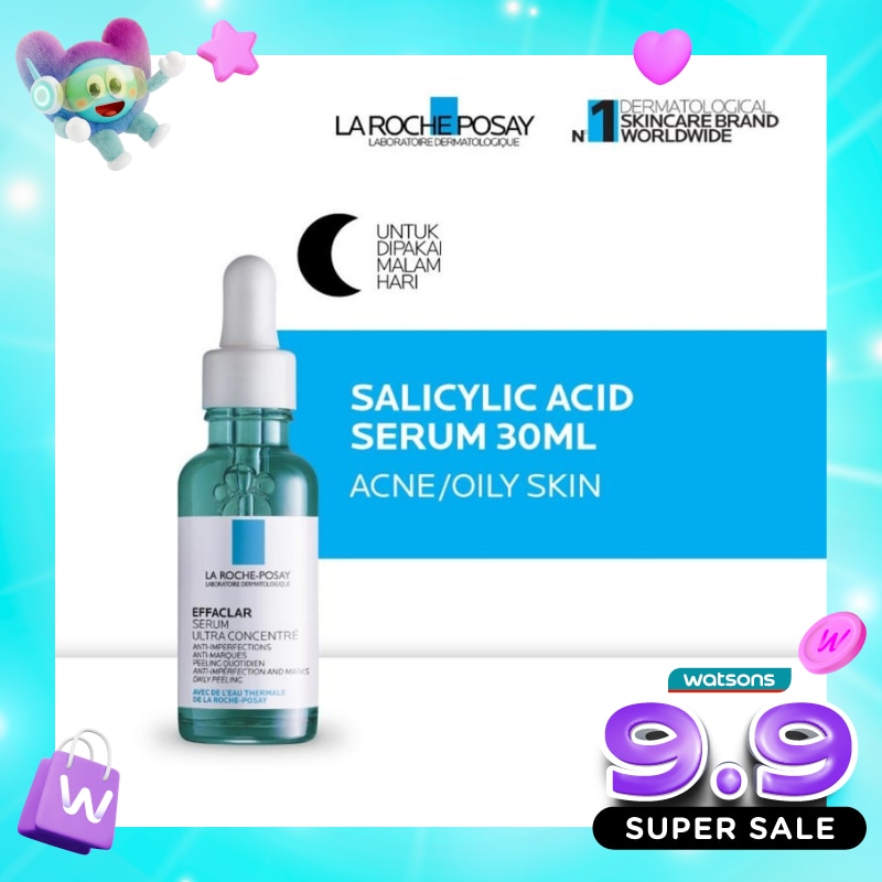Effaclar Salicyclic Acid Serum 30ml - Serum Wajah Kulit Jerawat/ Berminyak 30ml image