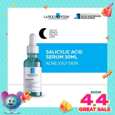 LA ROCHE POSAY - Effaclar Salicyclic Acid Serum La Roche Posay 30ml - Serum Kulit Berminyak dan Berjerawat
