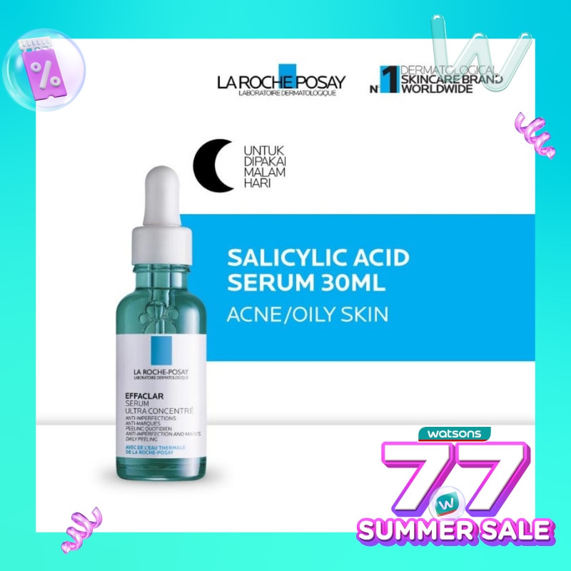 Effaclar Salicyclic Acid Serum La Roche Posay 30ml - Serum Kulit Berminyak dan Berjerawat