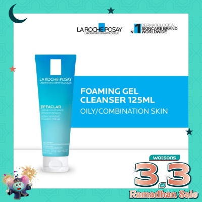 LA ROCHE POSAY Effaclar Foaming Cleanser 125ml - Facial Wash Kulit Berminyak/ Kombinasi 125ml