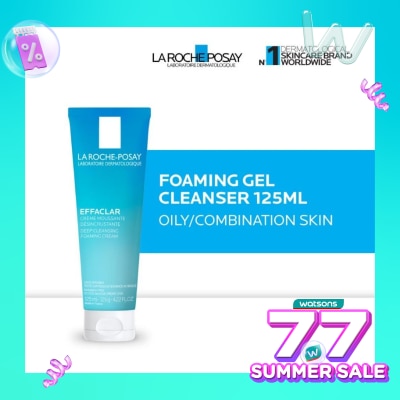 LA ROCHE POSAY Effaclar Foaming Cleanser 125ml - Facial Wash Kulit Berminyak/ Kombinasi 125ml